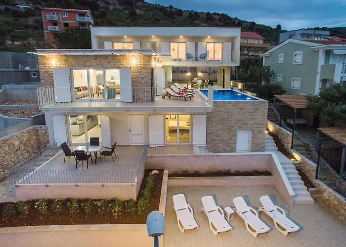 Villa Luxury Sea Side With Pool Rogoznica (Sibenik-Knin)